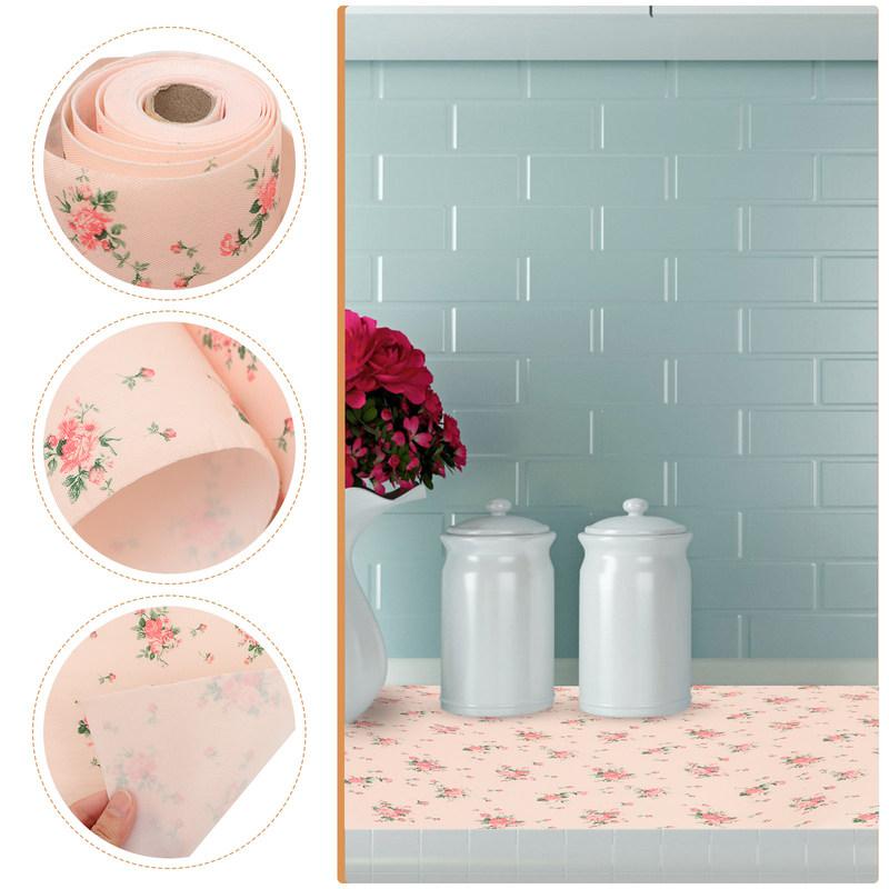 2 Pcs Fridge Drawer Protector Liner Refrigerator Liners for Drawers Pad Shelf Paper Mats Cabinets Adhesive