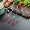 Compact and Practical 201 Stainless Steel Strainer Spoon Professional Skimmer Spoon Perfect for Soups Stews and More