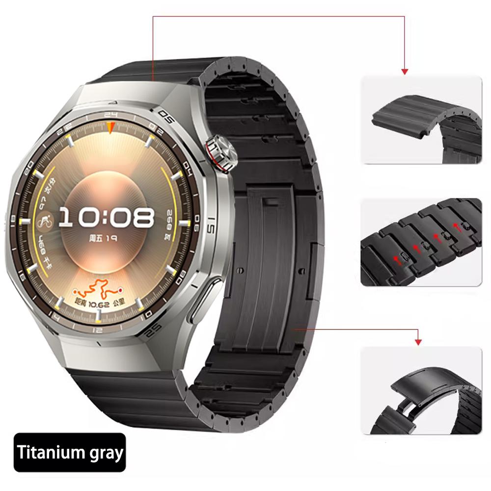 22mm Titanarmband für Huawei Watch GT6 Pro/GT6/5/GT5/GT4 4 3 Pro 46mm Schnellwechsel-Uhrenband für Amazfit Balance 2/Bip 6 Gürtel