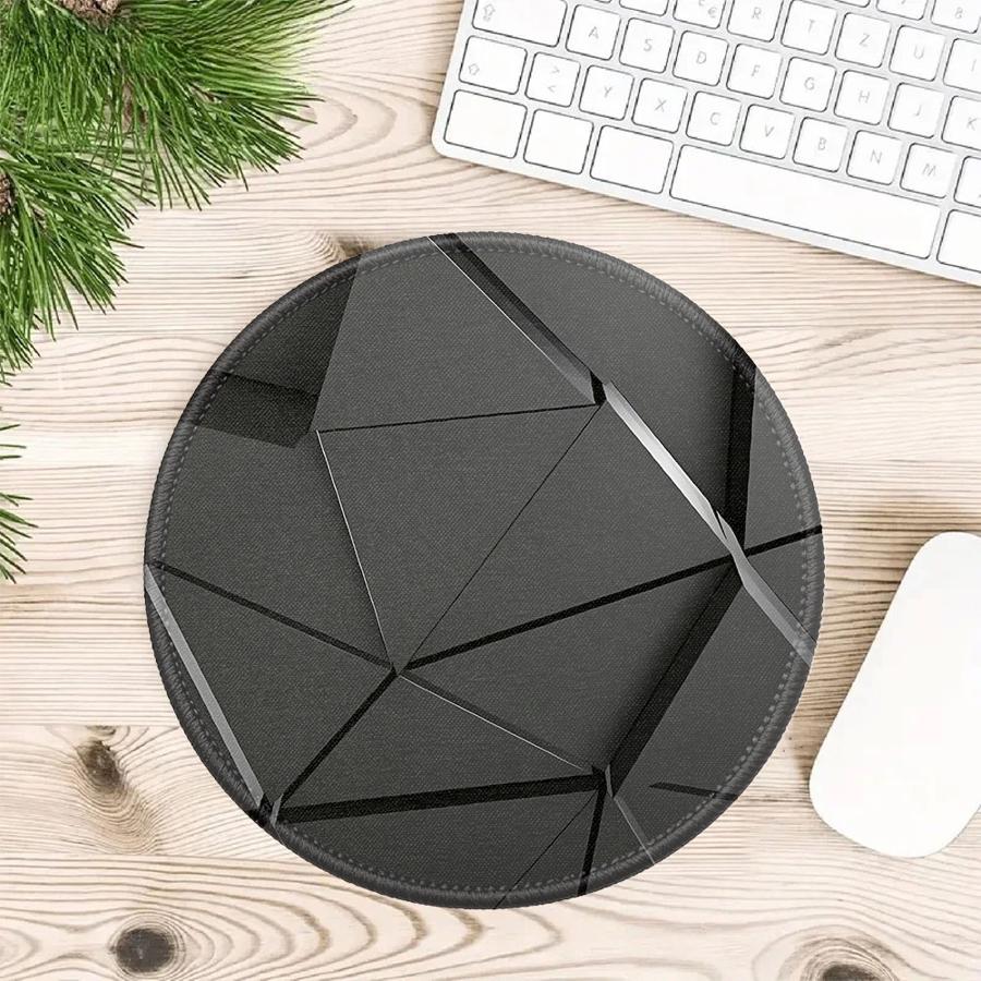 

Waterproof 1pc Mouse Pad office Pad Desk accessories Keyboard Mouse Pad Computer Laptop Pad Game Console Pad Geometric Abstract 200x200x2mm