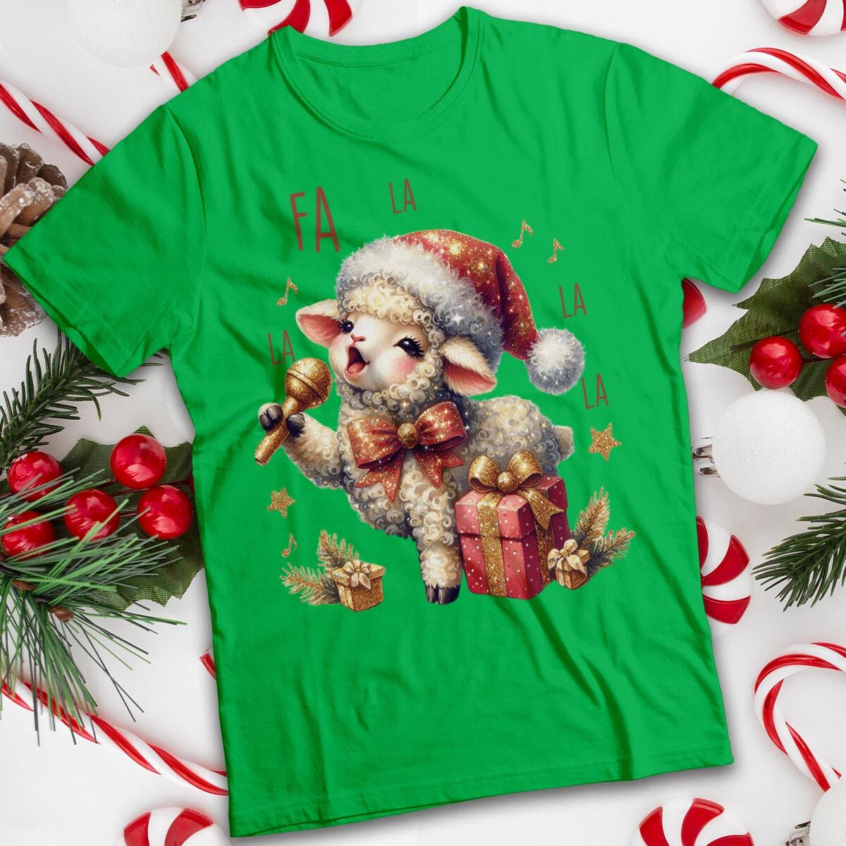 Christmas T-Shirts Sheep Funny Ugly  Tee 140