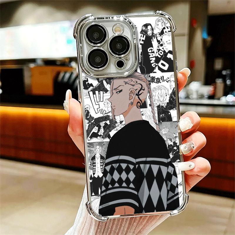 Tokyo Revengers Anime Soft Phone Case For iPhone 15 16 17 Air 14 Pro Max 16E Plus 13 12 Mini Plating Anti-Fall Fundas