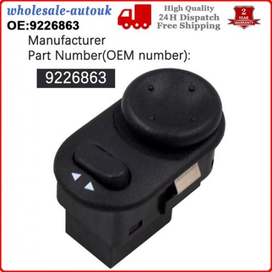 2PCS For Opel Vauxhall Vectra B Astra G Zafira A Mirror Control Switch 9226863