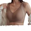 Comfortable Seamless Full-Cup Bra: Anti-Sagging, Side Support, and Breathable for Larger Busts