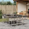 VidaXL 7-Piece Garden Dining Set with Cushions, Patio Table and Chairs, Patio Furniture, Outdoor Furniture, 3211271