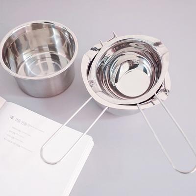 400/600ml Candle Wax Melting Boiler Pot with Heat Resistant Handle for Melting Chocolate Candy and Candle Making Supplies