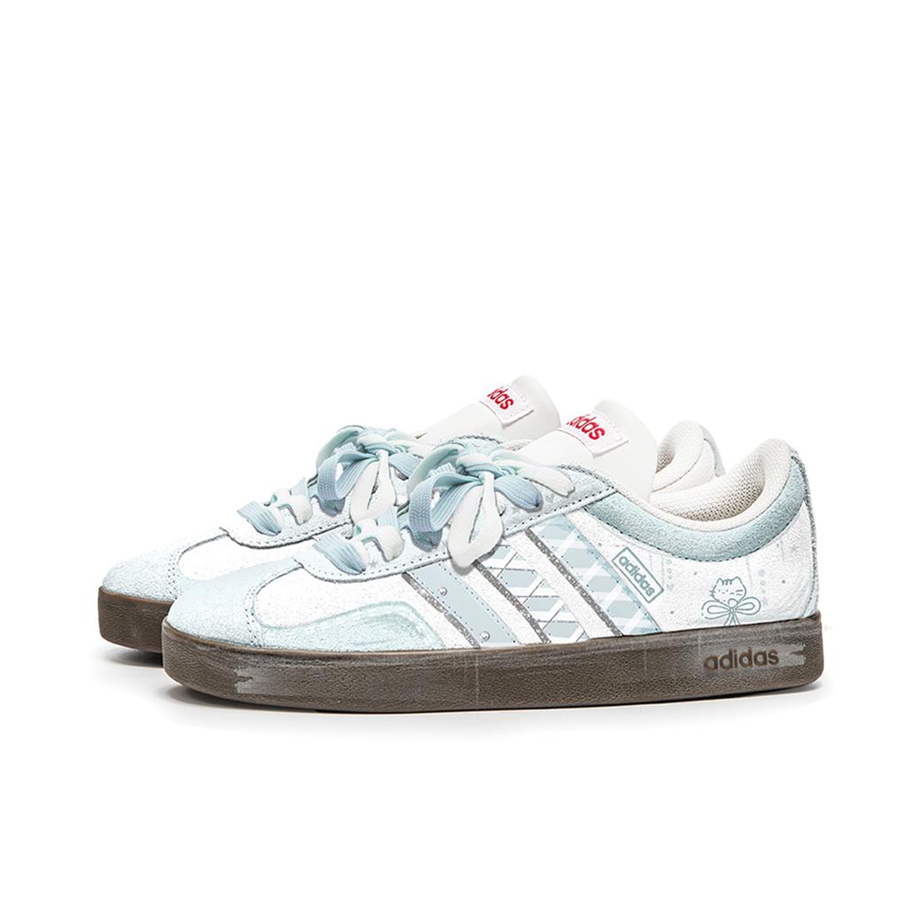 Adidas Neo VL Court 2.0 Da Vinci, Box, Ice Cream Abrasion Resistant Abrasion Resistant Low top Skateboard Shoes Unisex HQ1802(TeamM- S-BOX)