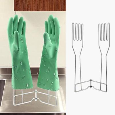 Küchenhandschuhhalter Handschuhhalter Zusammenklappbarer Handschuhtrockner Fäustlingsständer Fäustlingstrockner Handschuhaufhänger Spülbeckenständer Handtuch