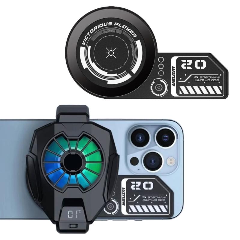 Reusable Gaming Accessory Cooling Plate with Strong Magnetic Bonding Heat Sink Expend Cooling for Stable Installation