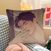 1pc Cute Korea Manhwa Lapel Pillow Case Fashion Square Pillowcase Bedroom Sofa Room Ins Decoration Leisure