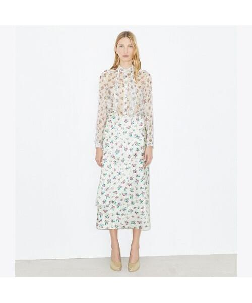 Tolibeochi Silk Bow Blouse - Multi Ditsy Floral