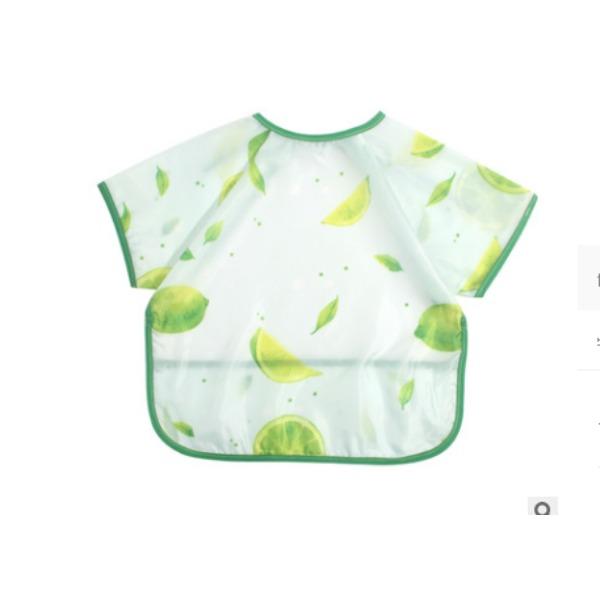 1 Piece Newborn Feeding Bibs Retro European Cute Animal Infant Baby Short Sleeve Burp Cloths Waterproof Washing Baby Bibs