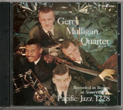CD GERRY MULLIGAN QUARTET - At Storyville CP325358 Pacific Jazz 1987 Japan Jazz Used