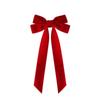 Winter Velvet Belt Double Bow Hairpin Hair Accessories Fashionable and Simple Versatile Princess Duck Bill Clip Hairpin