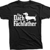 Streetwear Sommer Jungen T-Shirt Das Dackel Vater Hund Silhouette Design Kurzarm Weiches Rundhals-T-Shirt Entspannte Passform T-Shirt