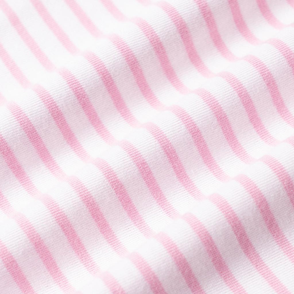 Polo Ralph Lauren Striped Crew Neck Pullover Short Sleeve T-Shirt Women Tops Pink 211698030-037