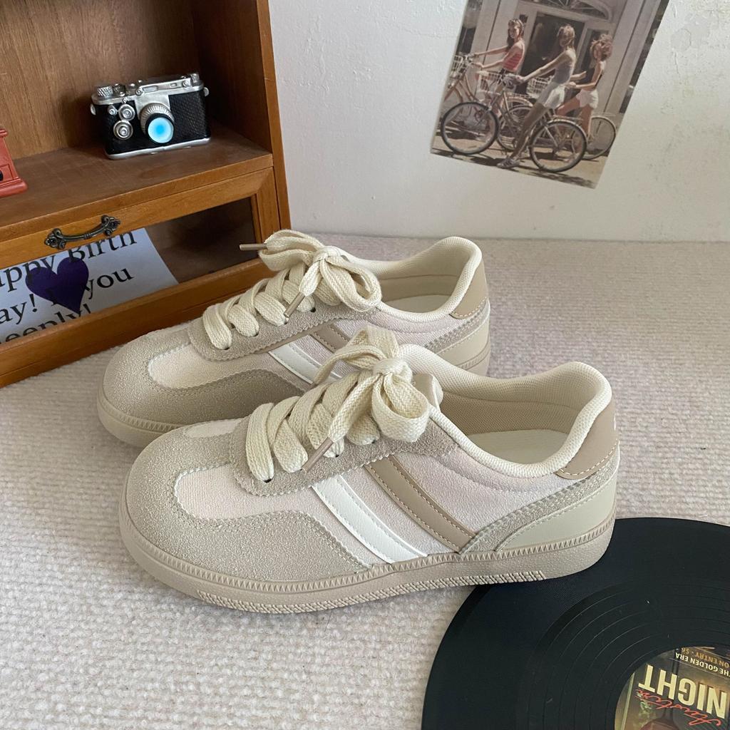 BE-6753 Latex Insole/pair of Shoelaces, Mango Head, German Training Shoes, Women's 2024 New Niche Popular Lightweight Board Shoes