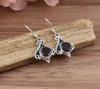 Solid 925 Sterling Silver Garnet Gemstone Handmade Designer Earring, Gift For Her, Wife Gift, Oxidized Earring