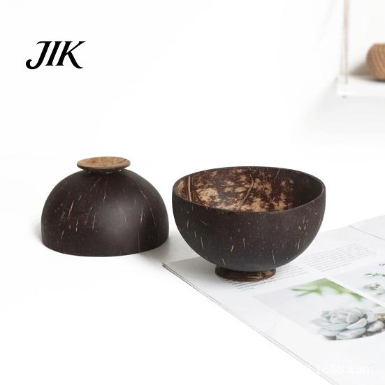 Artisanal Coconut Dishes Wood Bowl Vegan Gift from Natural Shells Smoothie Acai Buddha Bowls Authentic Craftsmanship Rustic Serving Easy to Clean for