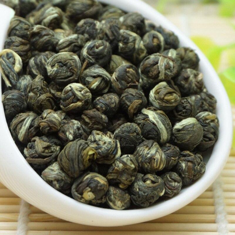 2023 Yeşil Çay Yasemin Çayı Dökme Yaprak Ejderha İncisi Doğal Yasemin Çayı Hediye Kin Kutu 250g