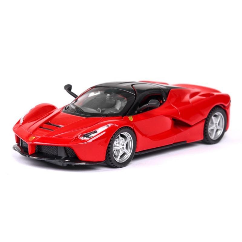 

1/32 Laferrari Alloy Sports Car Model Diecasts Metal Toy Vehicles Car Model High Simulation Sound and Light Kids Gifts красный