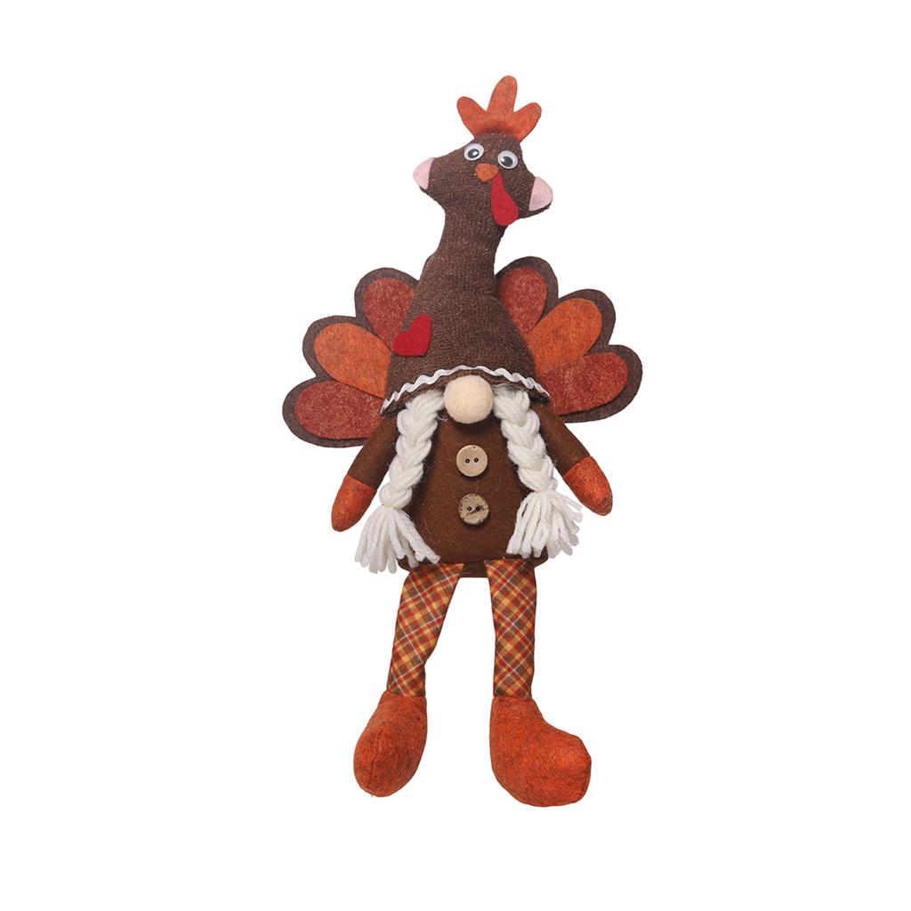 Turkey Figurine Decor for Home Tabletop Shelf Window Display Ornament