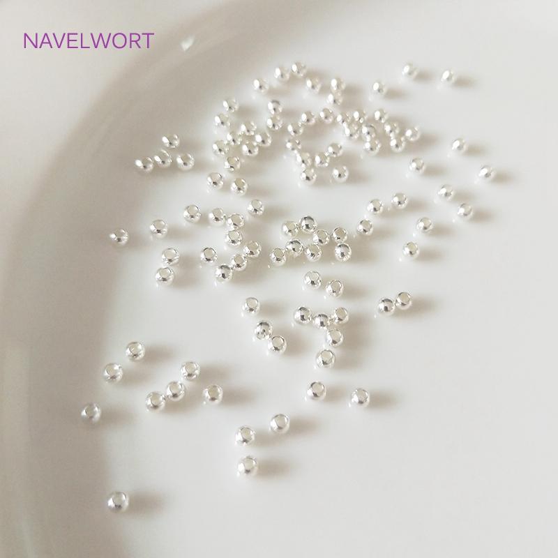 

18K Gold Plated 2mm-6mm Round Spacer Beads For Bracelet Making,Beads Separators,Brass Beads For Jewelry Making,DIY Accessories 2mm - 100 pieces
