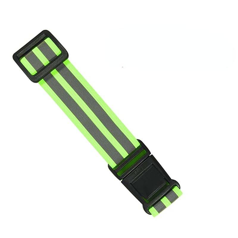 Reflective Band for Running High Visible Night Safety Gear for Arm Wrist Waist Ankle Adjustable Elastic Safety Reflective Belt