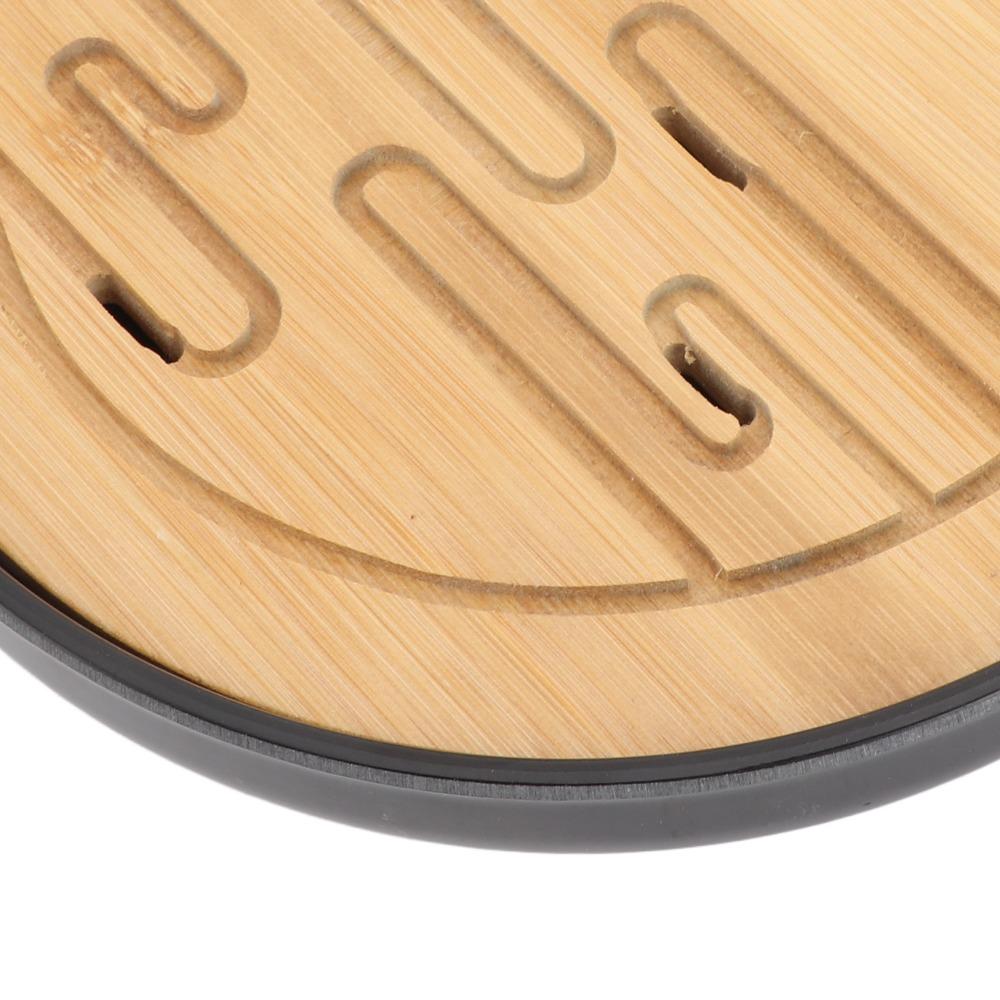 Bamboo Material Bamboo Tea Tray Black Color Kungfu Tea Tray  Chinese Vintage Tea Set