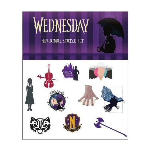 Wednesday Nevermore Sticker Sheet Set