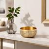 Hundred Blessings Chinese Fortune Bowl 10cm Brass Treasure Bowl  Gift For Wealth