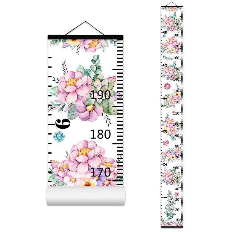 Nordic Style Children's Height Chart - Decorative Wall Hanging Measuring Sticker