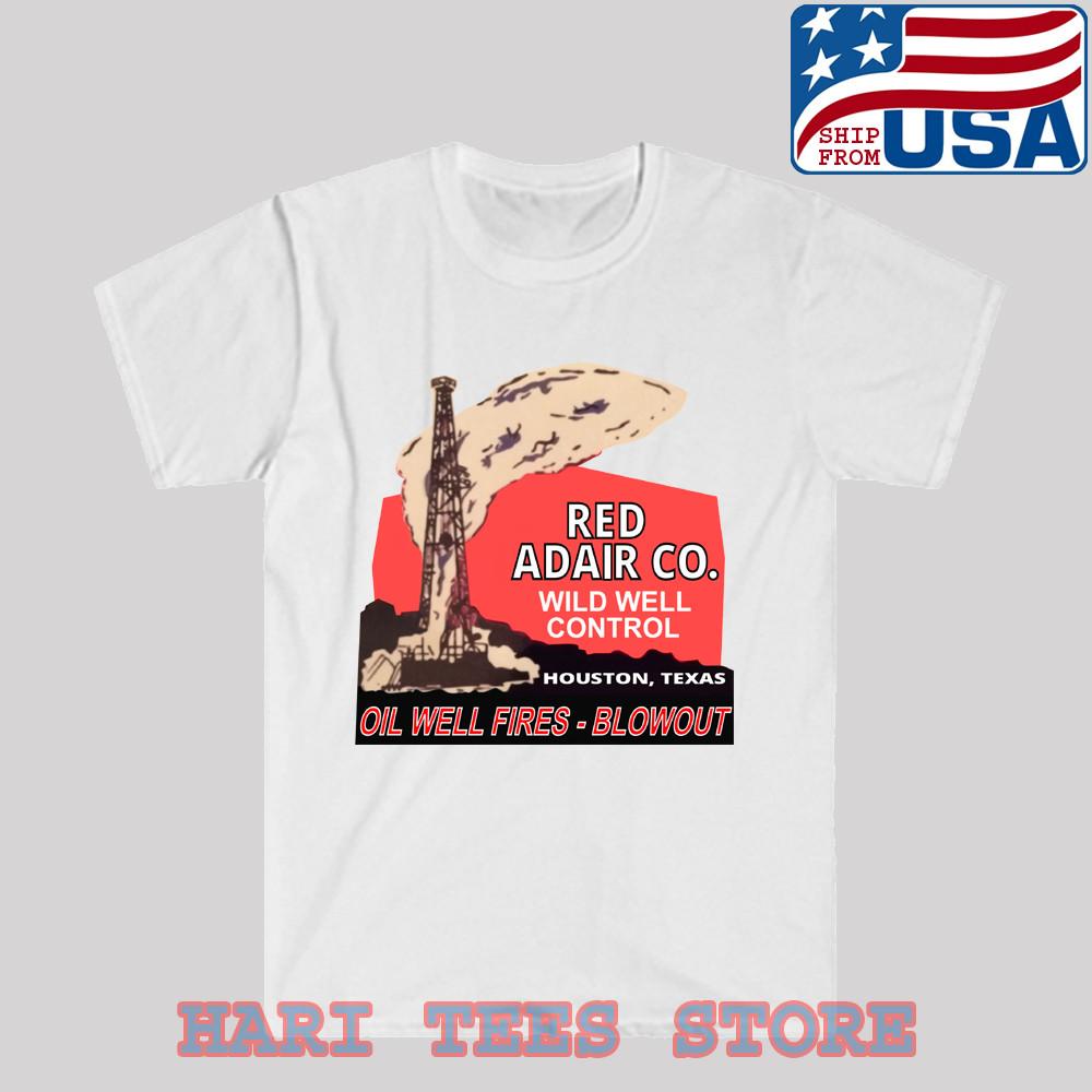 

Red Adair White Size S to 5XL Unisex T-Shirt XXL
