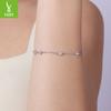 S925 Sterlingsilber Stern Armband Damen, Minimalistisches Vielseitiges Stern Sterlingsilber Armband Schmuck
