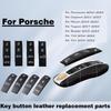 Per Porsche Panamera Cayenne Macan Taycan Boxster 718 911 Custodia Chiave Auto Pad in Gomma Portachiavi Telecomando Sostituzione Pulsante Chiave in Silicone