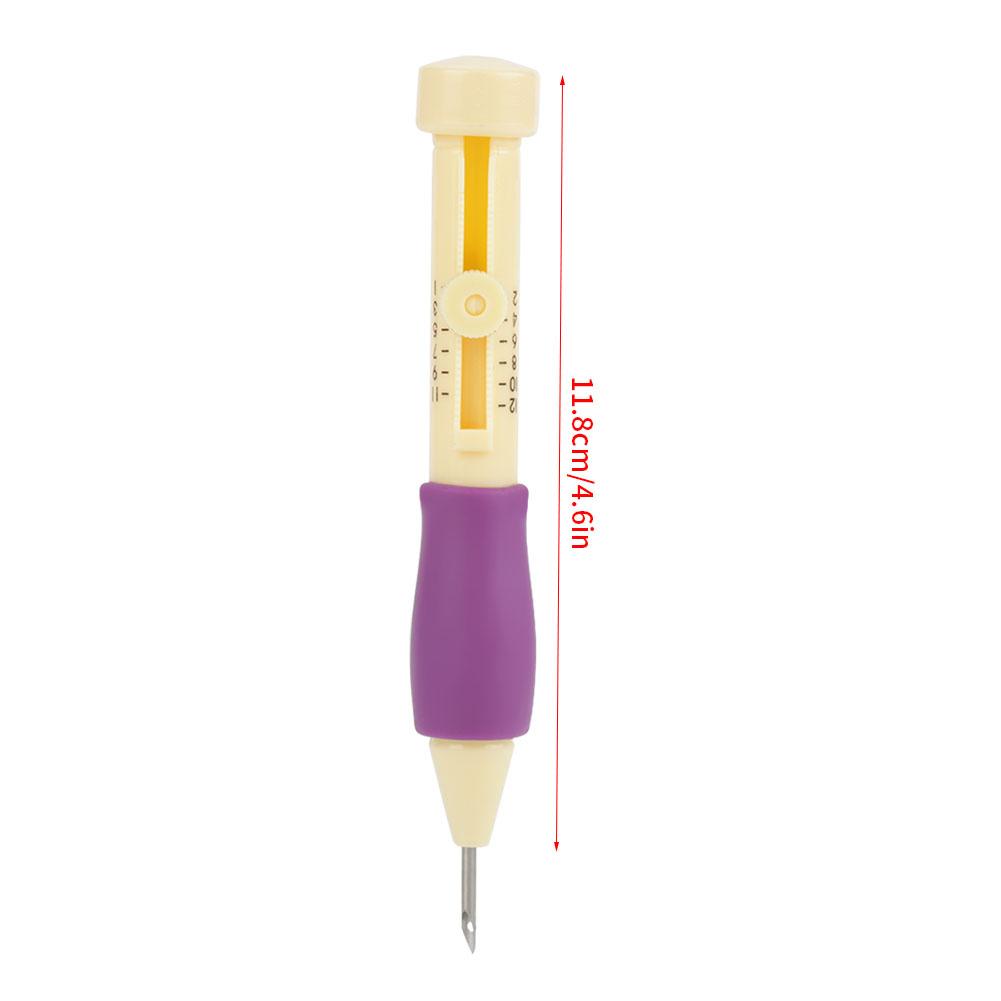 Kit de Herramientas para Bordado Punch Needle con 3 Tamaños de Aguja Bolígrafo Punch Needle para Manualidades DIY Bolígrafo de Bordado Punch Needle Set