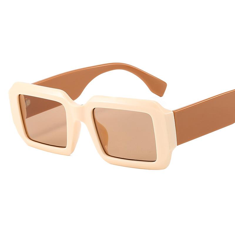 Rectangle Shape Men's Sun Glasses European American Style Anti-reflective Sunglasses for Women Holiday Travelling Sun Glass
