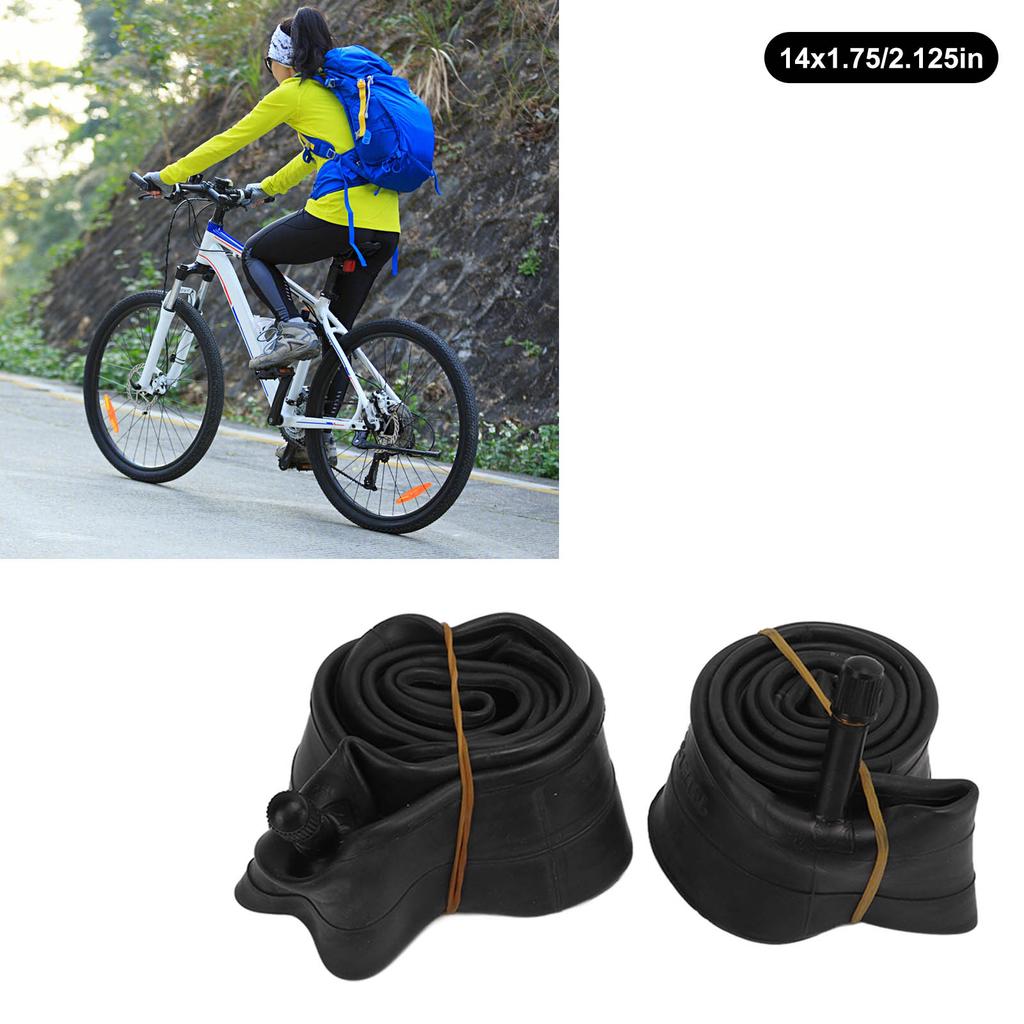 2pcsCelsiusset Butyl Rubber Bike Inner Tube Excellent Sealing Rubber Inner Tube Tire