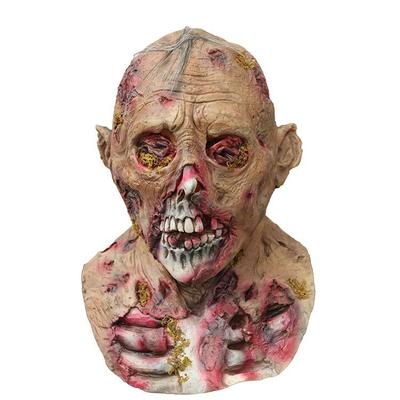 Escape Room Horror Casa Assombrada COS Adereço de Cabeça de Zumbi