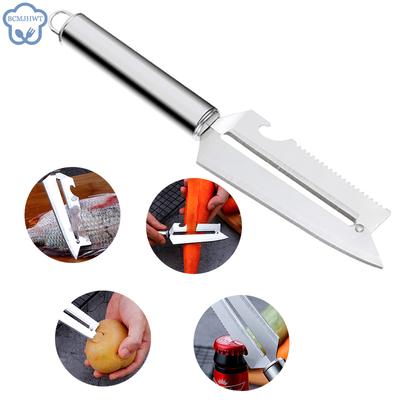 3 in 1 Schäler aus Edelstahl für Gemüse, Gurken, Karotten, Obst, Kartoffeln, Doppelhobelreibe, Küchenzubehör, Küchenhelfer