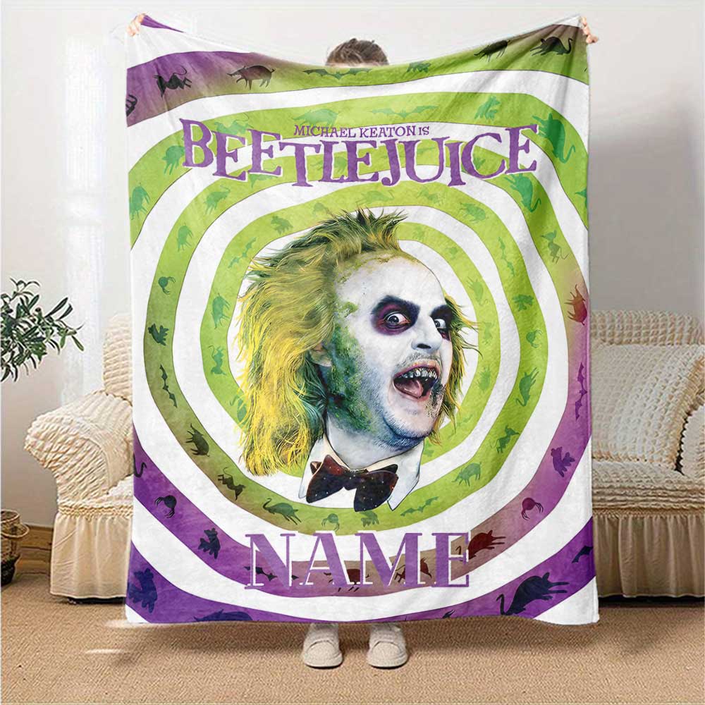 Warner Bros. Works (53) Customize Text Blanket Gift Customizable Blanket Durable Comfort for Office Chair Sofa Bedding Picnics Ideal for All Seasons