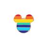 Creative Six-Color Rainbow Bridge Brooch - Peace Alloy Enamel Pin for Denim Bags