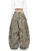 Women's Leopard Print Retro Wide-Leg Jeans 2025