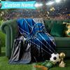 Custom Name Blanket Lions Team Blanket Bedding Blanket for Travel, Camping, Living Rooms, Offices, Sofas, Fan Christmas gift