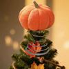 Gwiazda na czubek choinki Sprężynowa dynia Dekoracje na choinkę Halloween Dekoracje jesienne Artykuły imprezowe do wnętrz i na zewnątrz Zbiory Jesień