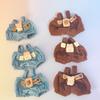 17cm Doll Clothes, Canvas Decoration, Vinyl Doll Clothes, Pendants, Overalls, Clothes, Accessories, Music Bear, Happy Bear
