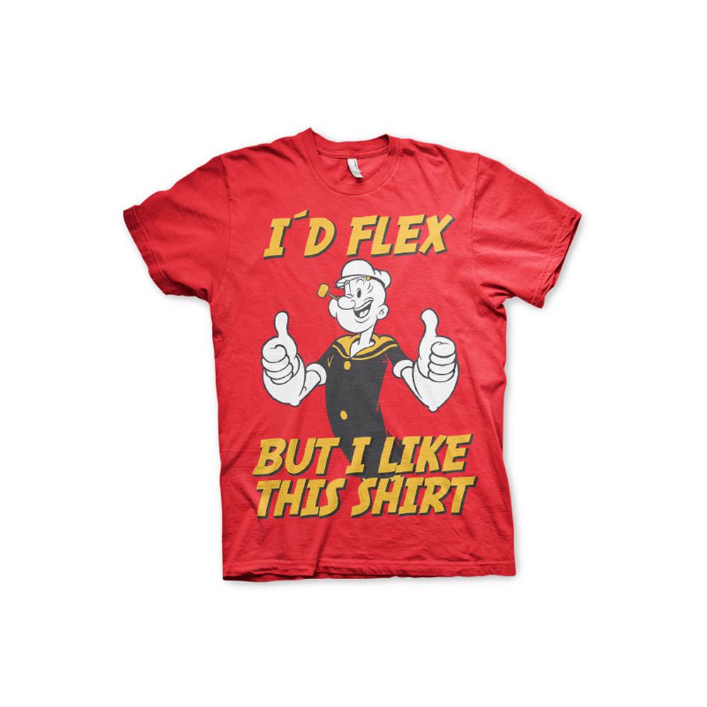 Officially Licensed Popeye I D Flex But I Like This Shirt Men s T S-XXL- XXL