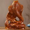 Wooden Zodiacs Snake Figurines with Bobbing Ornament Wealth Attraction 2025 Chinese Snake New Years Decoration