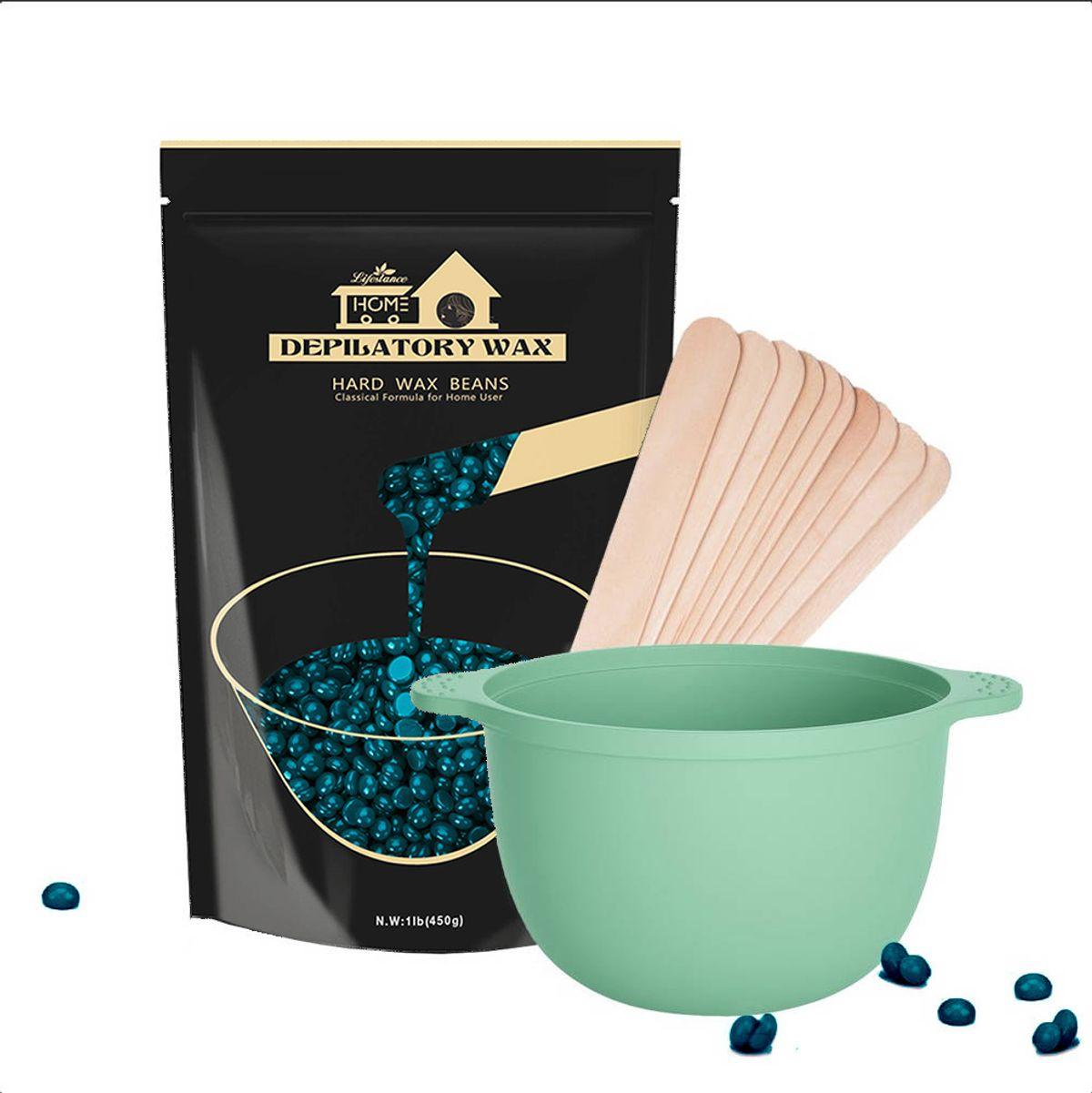 Lifestance Hard Wax Green 450g Starter Kit