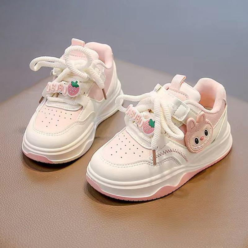 

Детская спортивная обувь Модная белая обувь Обувь на мягкой подошве Повседневная обувь для девочек 26 розовый